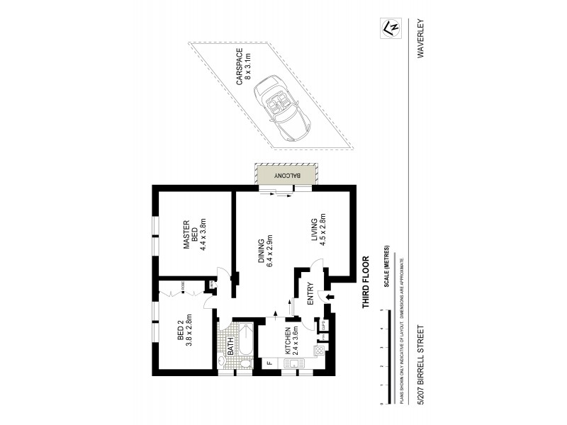 5/207 Birrell Street, Waverley NSW 2024 Floorplan
