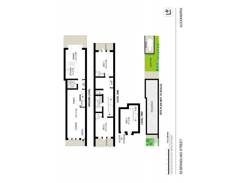 59 Brandling Street, Alexandria NSW 2015 Floorplan