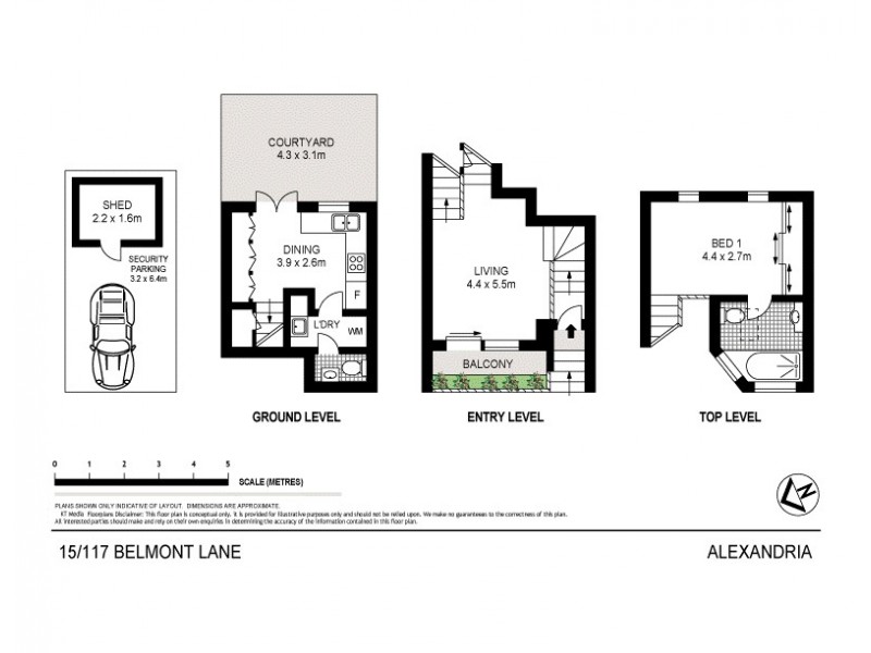 15/117 Belmont Lane, Alexandria NSW 2015 Floorplan