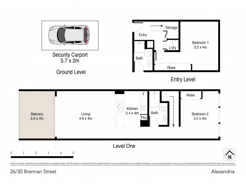 26/30 Brennan Street, Alexandria NSW 2015 Floorplan
