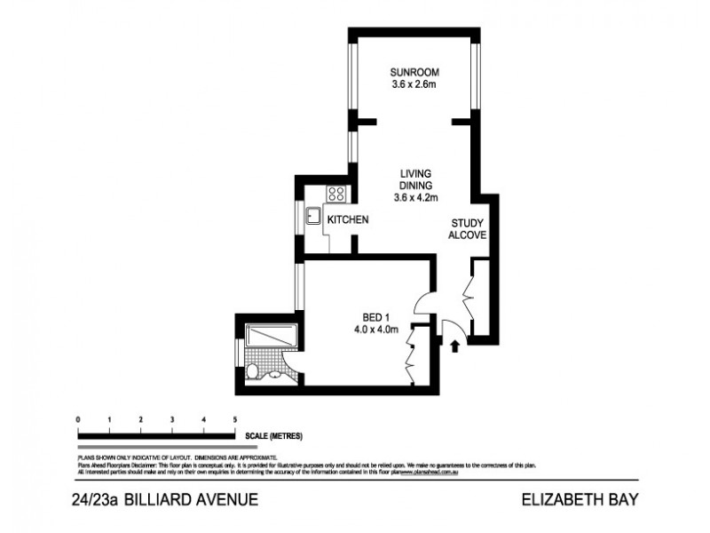 24/23A Billyard Avenue, Elizabeth Bay NSW 2011 Floorplan