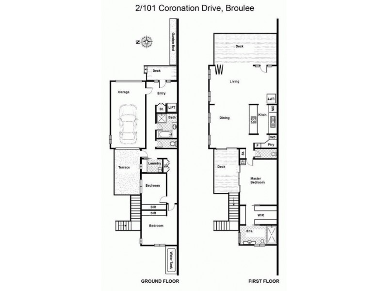 2/101 Coronation Drive, Broulee NSW 2537 Floorplan