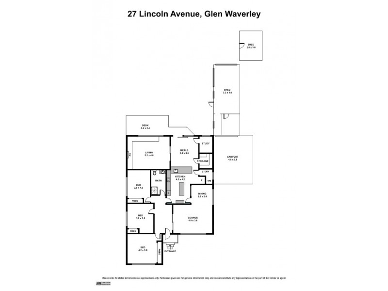 27 Lincoln Avenue, Glen Waverley VIC 3150 Floorplan