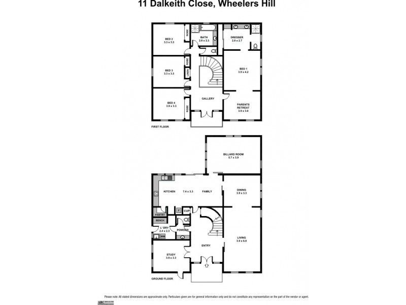 11 Dalkeith Close, Wheelers Hill VIC 3150 Floorplan
