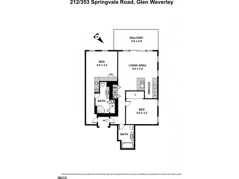 212/353 Springvale Road, Glen Waverley VIC 3150 Floorplan
