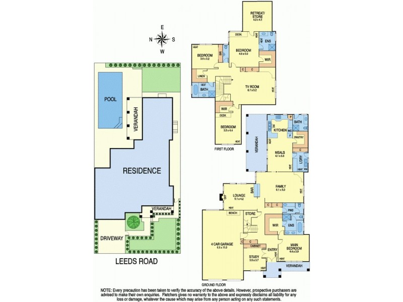 74 Leeds Road, Mount Waverley VIC 3149 Floorplan