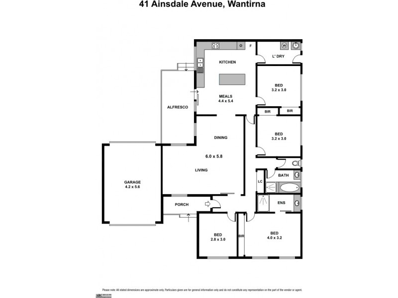 41 Ainsdale Avenue, Wantirna VIC 3152 Floorplan