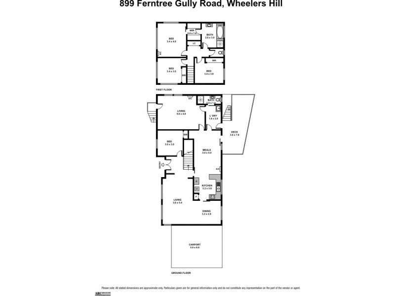 899 Ferntree Gully Road, Wheelers Hill VIC 3150 Floorplan