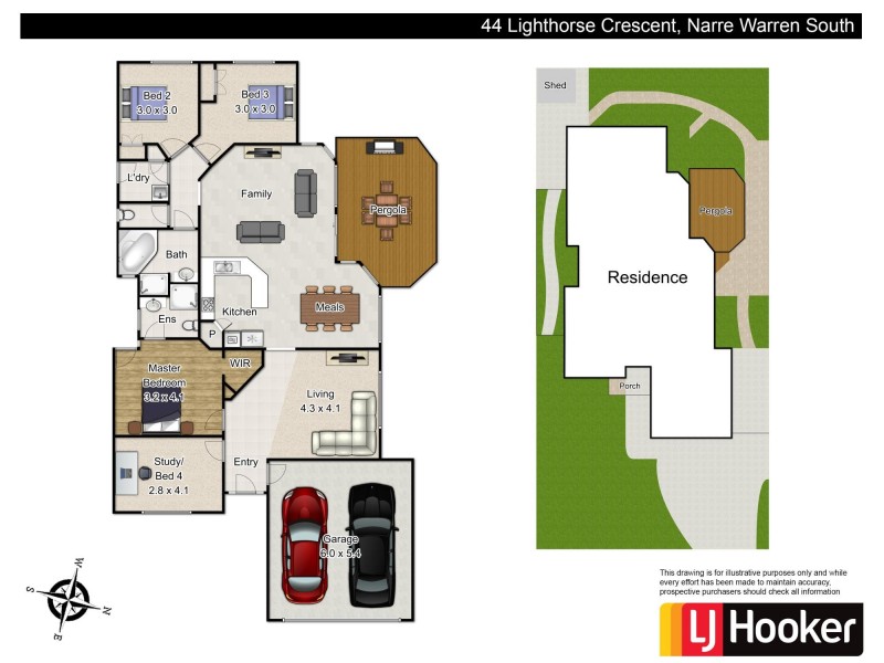 44 Lighthorse Crescent, Narre Warren South VIC 3805 Floorplan