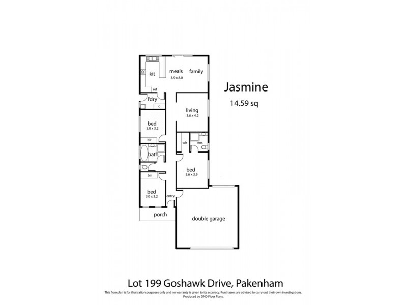 27 Goshawk Drive, Pakenham VIC 3810 Floorplan