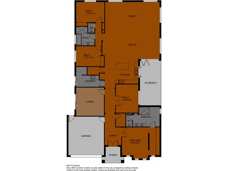 193 Linsell Boulevard, Cranbourne East VIC 3977 Floorplan