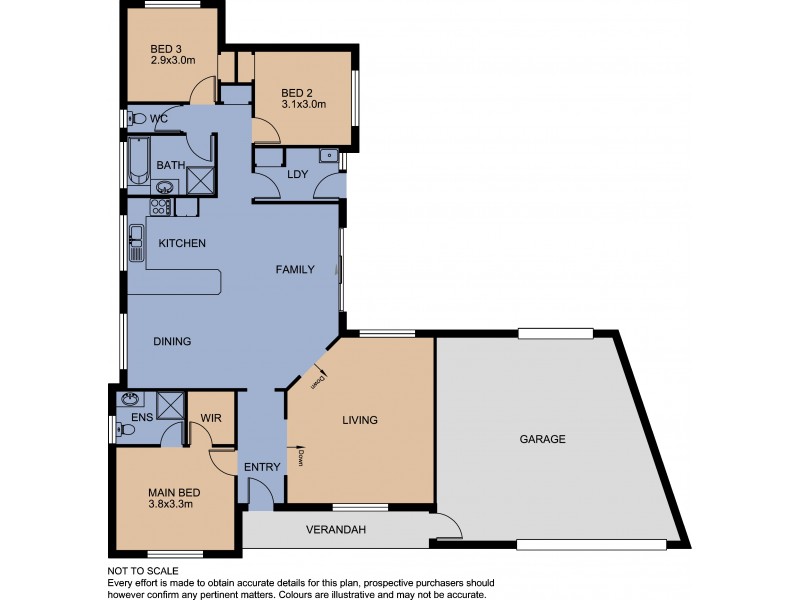3 Dunraven Court, Narre Warren VIC 3805 Floorplan