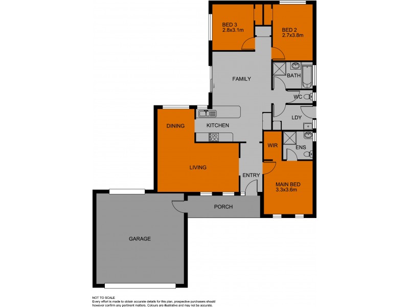 2 Ingel Place, Hampton Park VIC 3976 Floorplan