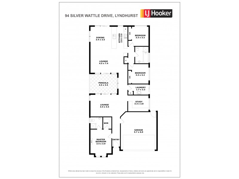 94 Silver Wattle Drive, Lyndhurst VIC 3975 Floorplan