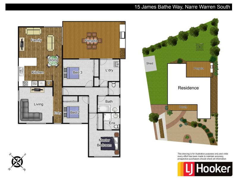 15 James Bathe Way, Narre Warren South VIC 3805 Floorplan