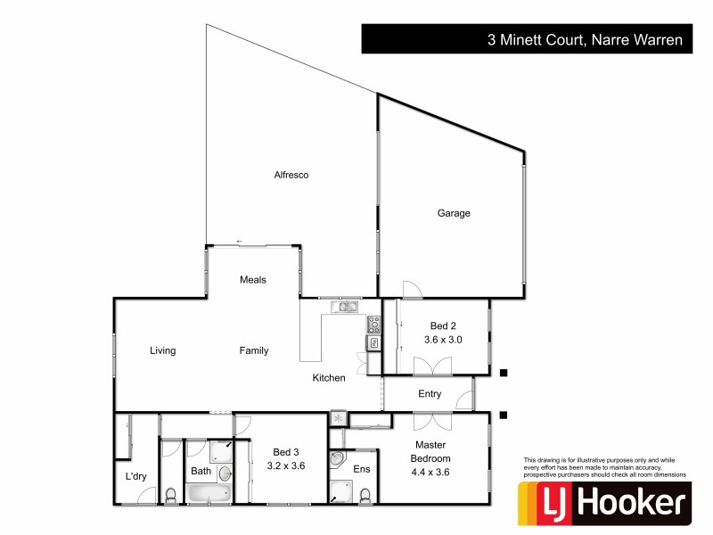 3 Minett Court, Narre Warren VIC 3805 Floorplan