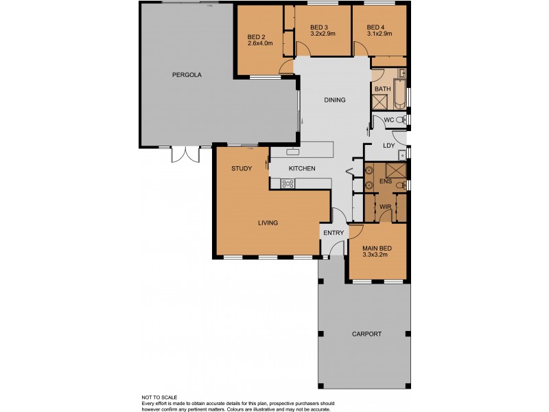1 Jarrah Court, Narre Warren VIC 3805 Floorplan