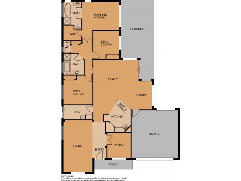 14 Bordeaux Grove, Narre Warren South VIC 3805 Floorplan