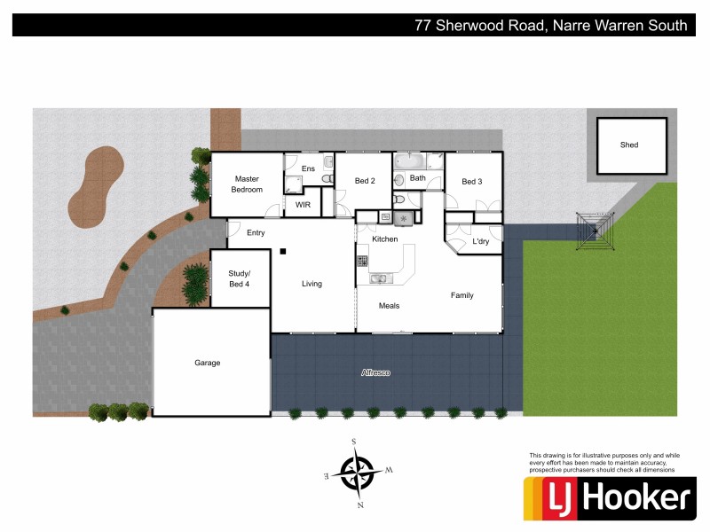 77 Sherwood Road, Narre Warren South VIC 3805 Floorplan