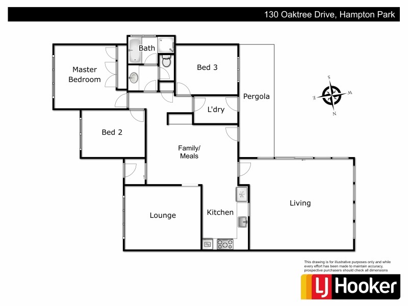 130 Oaktree Drive, Hampton Park VIC 3976 Floorplan