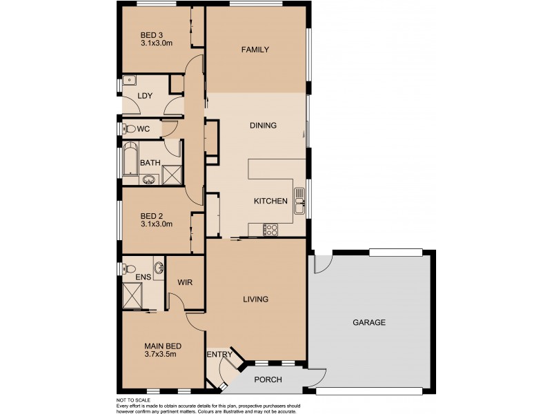 8 Ernest Crescent, Narre Warren South VIC 3805 Floorplan