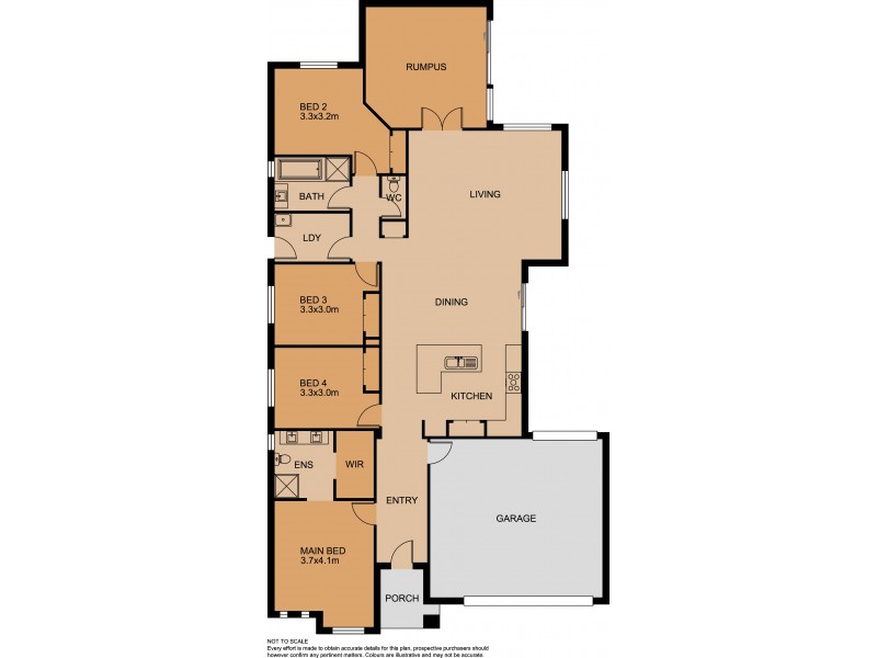 14 Caspian Chase, Pakenham VIC 3810 Floorplan