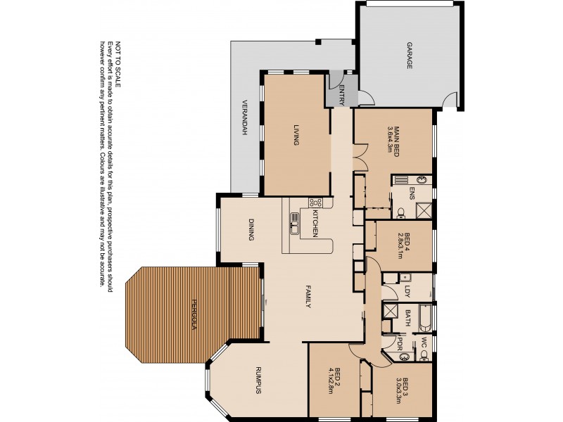 8 Canet Grove, Narre Warren South VIC 3805 Floorplan