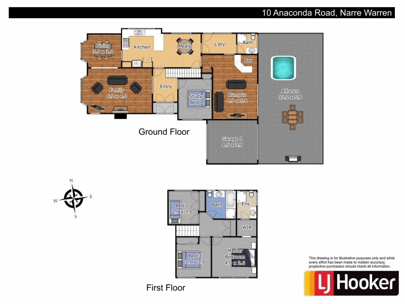 10 Anaconda Road, Narre Warren VIC 3805 Floorplan