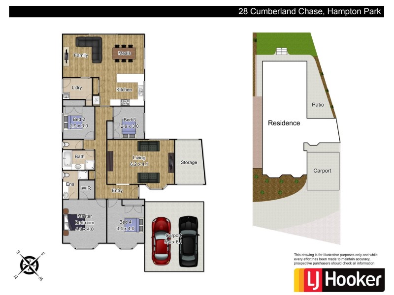 28 Cumberland Chase, Hampton Park VIC 3976 Floorplan