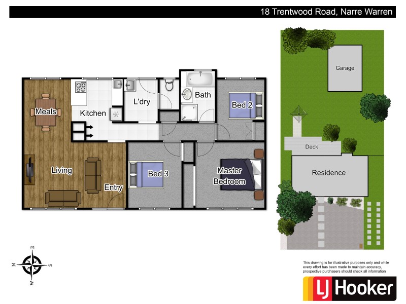 18 Trentwood Road, Narre Warren VIC 3805 Floorplan
