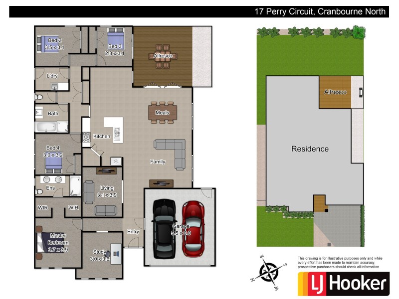 17 Perry Circuit, Cranbourne North VIC 3977 Floorplan