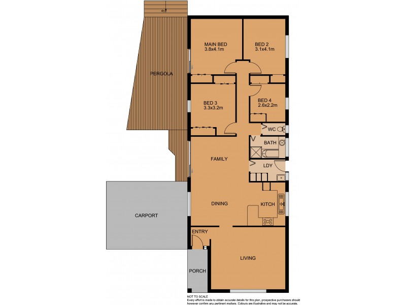 8 Heather Court, Hampton Park VIC 3976 Floorplan