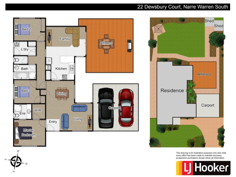 22 Dewsbury Court, Narre Warren South VIC 3805 Floorplan