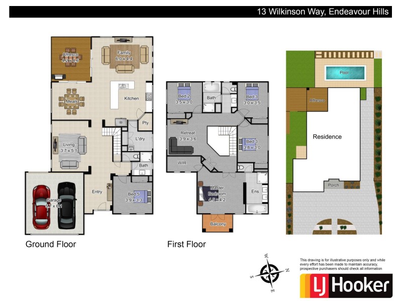 13 Wilkinson Way, Endeavour Hills VIC 3802 Floorplan