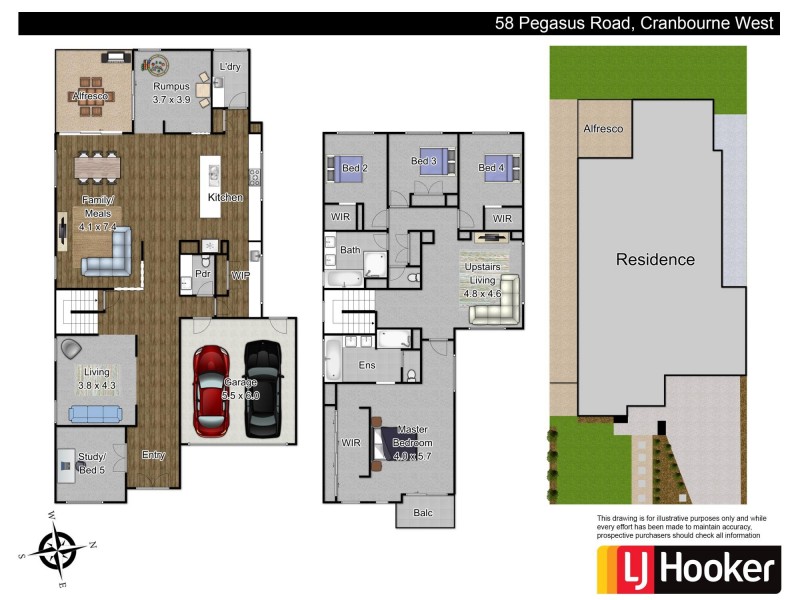 58 Pegasus Road, Cranbourne West VIC 3977 Floorplan