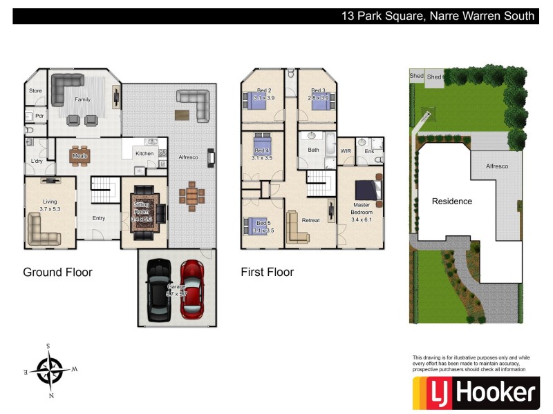 13 Park Square, Narre Warren South VIC 3805 Floorplan