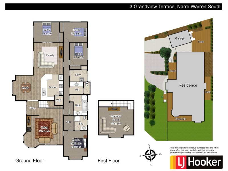 3 Grandview Terrace, Narre Warren South VIC 3805 Floorplan