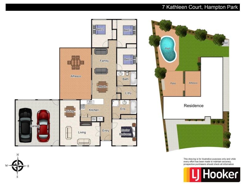 7 Kathleen Court, Hampton Park VIC 3976 Floorplan