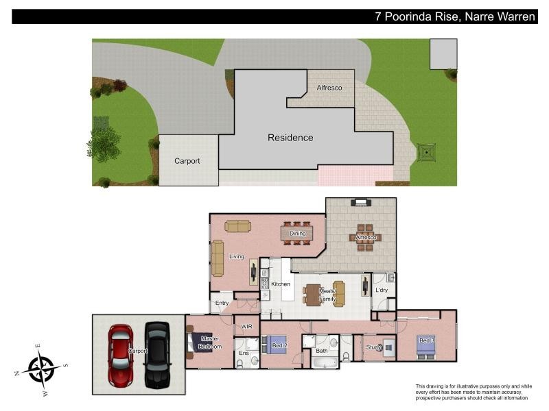 7 Poorinda rise, Narre Warren South VIC 3805 Floorplan