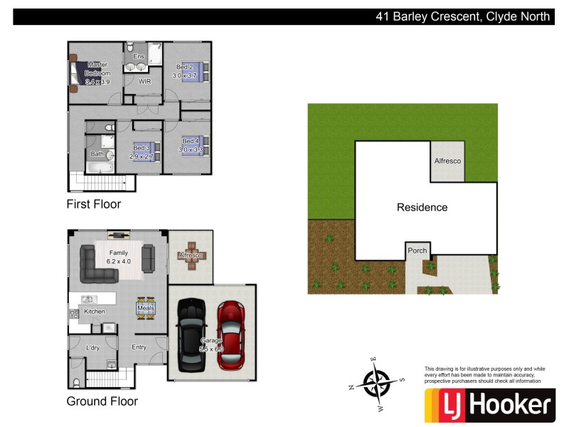 41 Barley Crescent, Clyde North VIC 3978 Floorplan