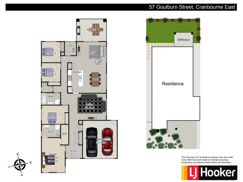 57 Goulburn Street, Cranbourne East VIC 3977 Floorplan