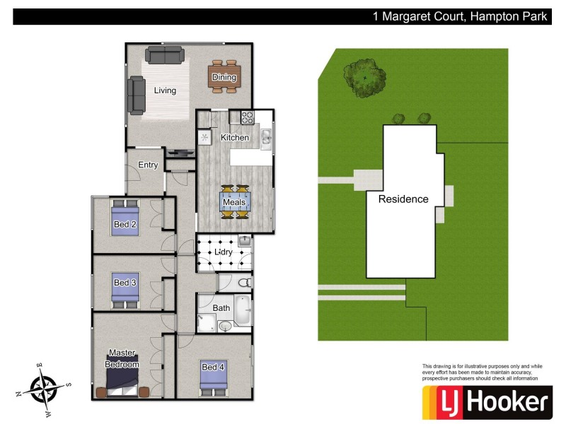 1 Margaret Court, Hampton Park VIC 3976 Floorplan