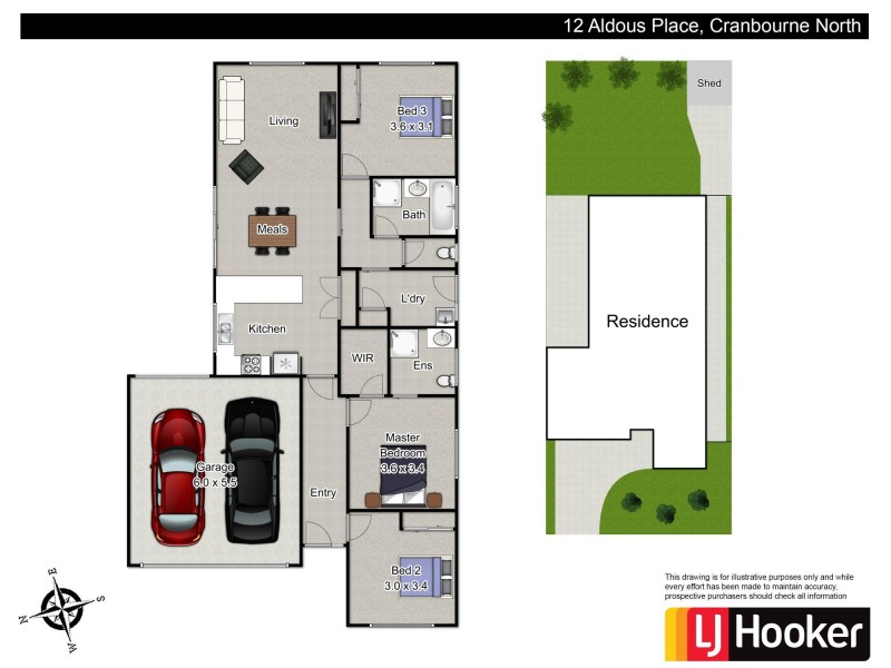 12 Aldous Place, Cranbourne North VIC 3977 Floorplan
