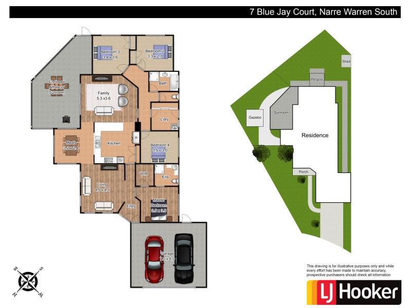 7 Blue Jay Court, Narre Warren South VIC 3805 Floorplan