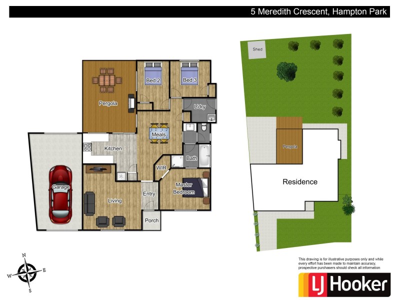 5 Meredith Crescent, Hampton Park VIC 3976 Floorplan