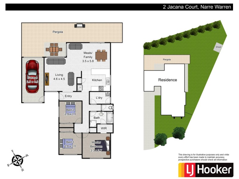 2 Jacana Court, Narre Warren South VIC 3805 Floorplan