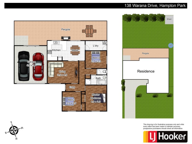 138 Warana Drive, Hampton Park VIC 3976 Floorplan
