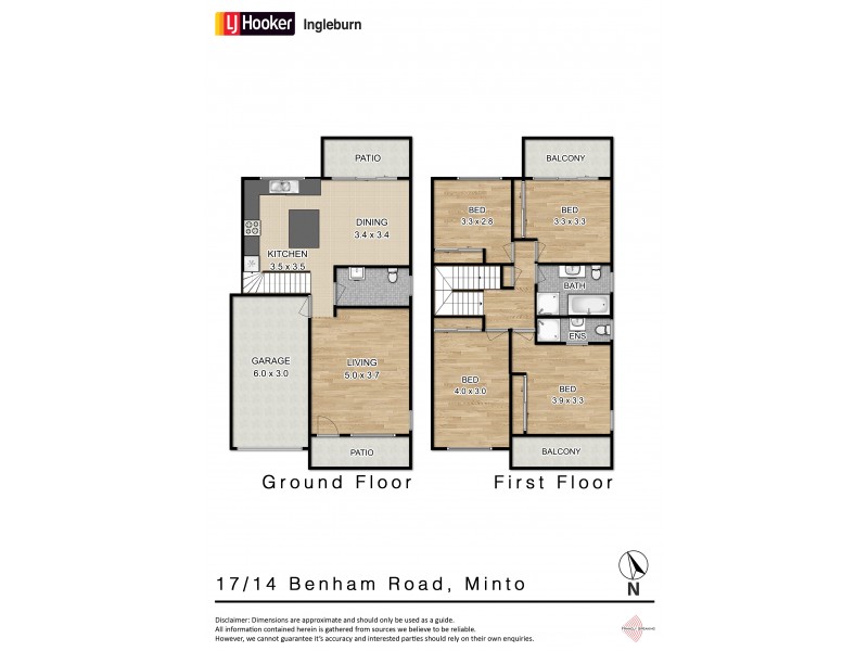 17/14 Benham Road, Minto NSW 2566 Floorplan