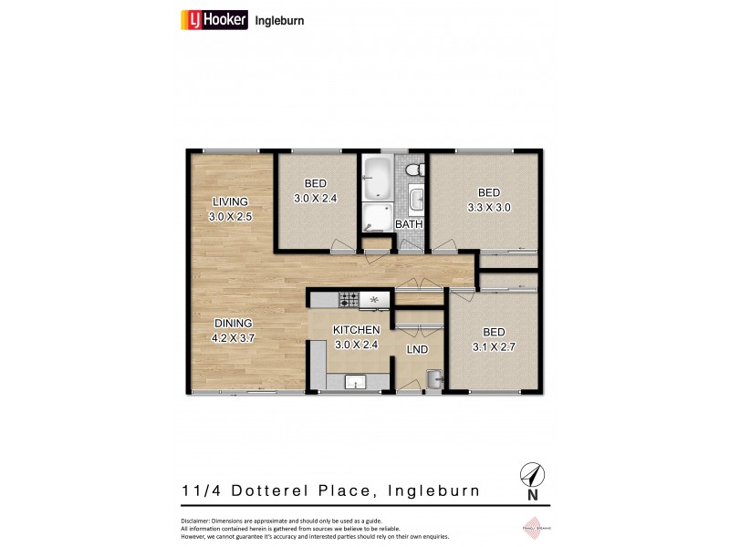 11/4 Dotterel Place, Ingleburn NSW 2565 Floorplan