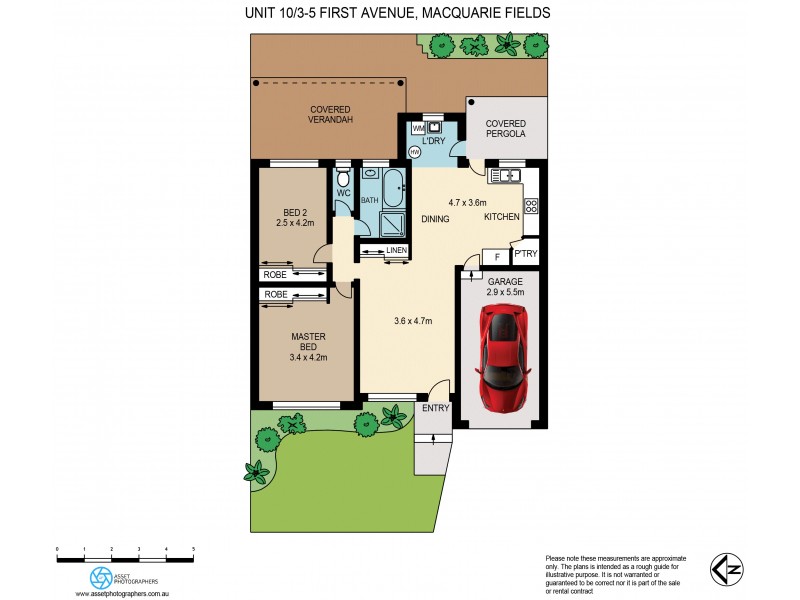 10/3-5 First Avenue, Macquarie Fields NSW 2564 Floorplan